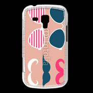 Coque Samsung Galaxy Trend Moustache et lunettes 5