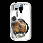 Coque Samsung Galaxy Trend Chien écoutant de la musique