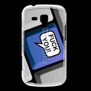 Coque Samsung Galaxy Trend Clavier humour fuck you
