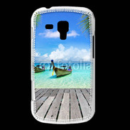 Coque Samsung Galaxy Trend Plage tropicale