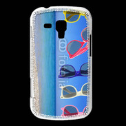 Coque Samsung Galaxy Trend Lunettes sur la plage