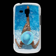 Coque Samsung Galaxy Trend Femme à la piscine