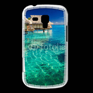Coque Samsung Galaxy Trend Bungalow sur l'eau des tropiques