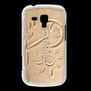 Coque Samsung Galaxy Trend Soleil et sable sur la plage