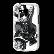 Coque Samsung Galaxy Trend Tuning moto noire
