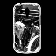Coque Samsung Galaxy Trend Moto et chrome