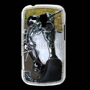 Coque Samsung Galaxy Trend Moto chromée