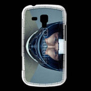 Coque Samsung Galaxy Trend homme avec casque de moto