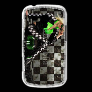 Coque Samsung Galaxy Trend Femme sexy moto 4
