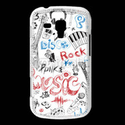 Coque Samsung Galaxy Trend Eléments de musique en dessin