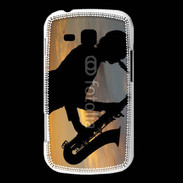 Coque Samsung Galaxy Trend Saxophoniste au couché de soleil