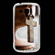 Coque Samsung Galaxy Trend Croix en bois 5