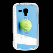 Coque Samsung Galaxy Trend Cours de tennis béton bleu