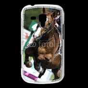 Coque Samsung Galaxy Trend Saut d'obstacle Equitation