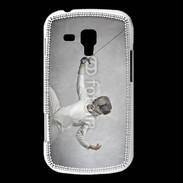 Coque Samsung Galaxy Trend Escrime noir et blanc
