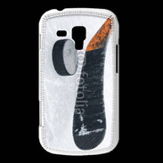 Coque Samsung Galaxy Trend Crosse et palet de Hockey sur glace