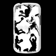 Coque Samsung Galaxy Trend Silhouette de basketeur