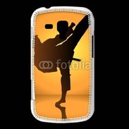 Coque Samsung Galaxy Trend Silhouette de karatéka
