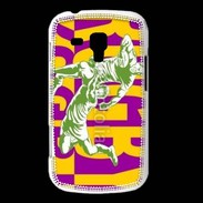 Coque Samsung Galaxy Trend Poster rugby sur fond jaune