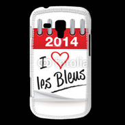 Coque Samsung Galaxy Trend J'aime les bleus 2014