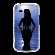 Coque Samsung Galaxy Trend Silhouette de nuit dans l'eau