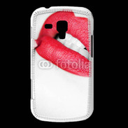 Coque Samsung Galaxy Trend bouche sexy rouge à lèvre gloss crayon contour