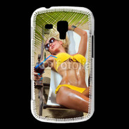 Coque Samsung Galaxy Trend Femme sexy sur un transat de plage
