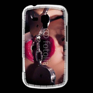 Coque Samsung Galaxy Trend Dominatrice sexy avec menottes 