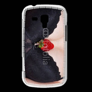 Coque Samsung Galaxy Trend soutien gorge avec une fraise