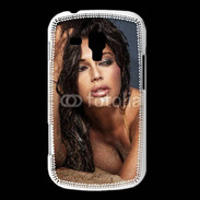 Coque Samsung Galaxy Trend Portait de brune charmante 5