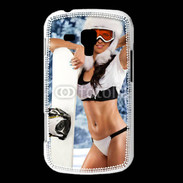 Coque Samsung Galaxy Trend Charme et snowboard