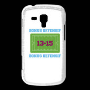 Coque Samsung Galaxy Trend Bonus Offensif-Défensif Blanc