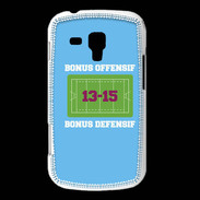 Coque Samsung Galaxy Trend Bonus Offensif-Défensif Bleu
