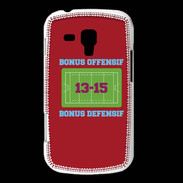 Coque Samsung Galaxy Trend Bonus Offensif-Défensif Rouge