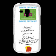 Coque Samsung Galaxy Trend Merci l'arbitre Bonus offensif-défensif Blanc