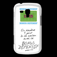 Coque Samsung Galaxy Trend 1 point bonus offensif-défensif Blanc