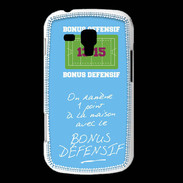 Coque Samsung Galaxy Trend 1 point bonus offensif-défensif Bleu