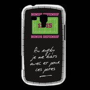 Coque Samsung Galaxy Trend Les potes Bonus offensif-défensif Noir