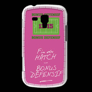 Coque Samsung Galaxy Trend Fin de match Bonus offensif-défensif Rose