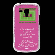 Coque Samsung Galaxy Trend 1 point bonus offensif-défensif Rose