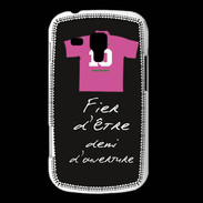 Coque Samsung Galaxy Trend Demi d'ouverture Bonus offensif-défensif Noir