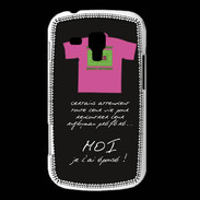 Coque Samsung Galaxy Trend Moi je l'ai épousé Bonus offensif-défensif Noir