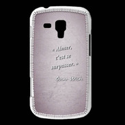 Coque Samsung Galaxy Trend Aimer Rose Citation Oscar Wilde