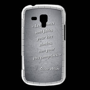 Coque Samsung Galaxy Trend Femmes comprises Noir Citation Oscar Wilde