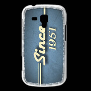 Coque Samsung Galaxy Trend Since 1951 Bleu