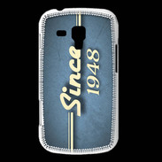 Coque Samsung Galaxy Trend Since 1948 Bleu