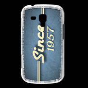 Coque Samsung Galaxy Trend Since 1957 Bleu