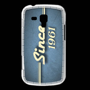 Coque Samsung Galaxy Trend Since 1961 Bleu