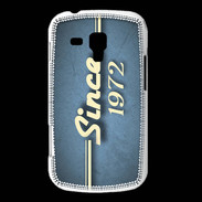 Coque Samsung Galaxy Trend Since 1972 Bleu