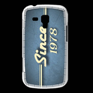 Coque Samsung Galaxy Trend Since 1978 Bleu